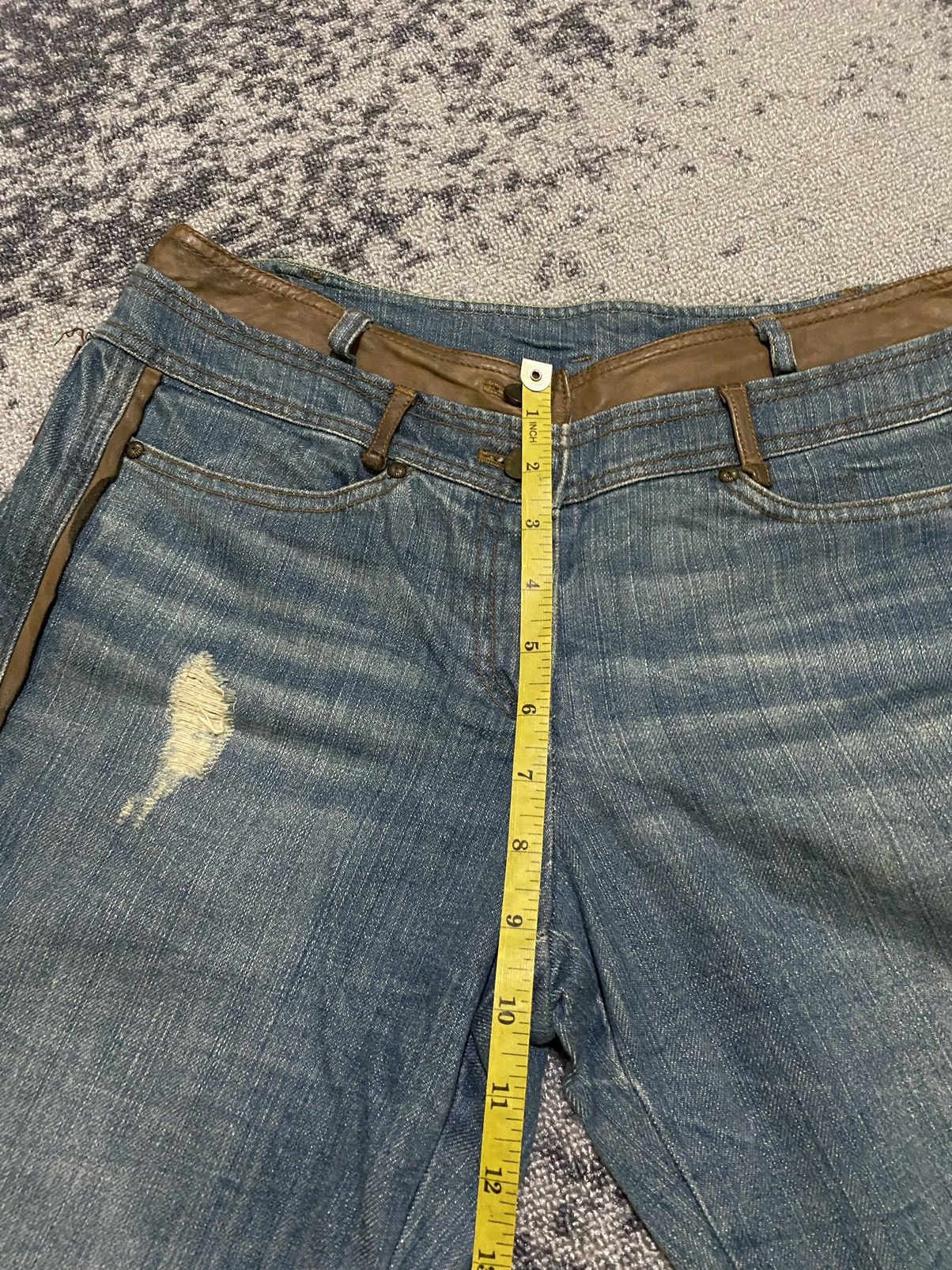 Hysteric Glamour × If Six Was Nine × Japanese Brand Y2k Doho distressed baggy jeans Size 31" - 8 Thumbnail