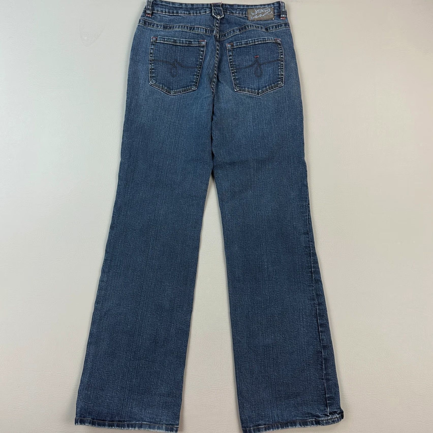 AG Jeans Jag Jeans Jeans Women's 10 30x32 Dark Wash Denim Bootcut Mid Rise Stretch Y2K Ladies Slim Fit Regular Waist Blue Jeans Women’s Size 32" / US 10 / IT 46 - 7 Thumbnail