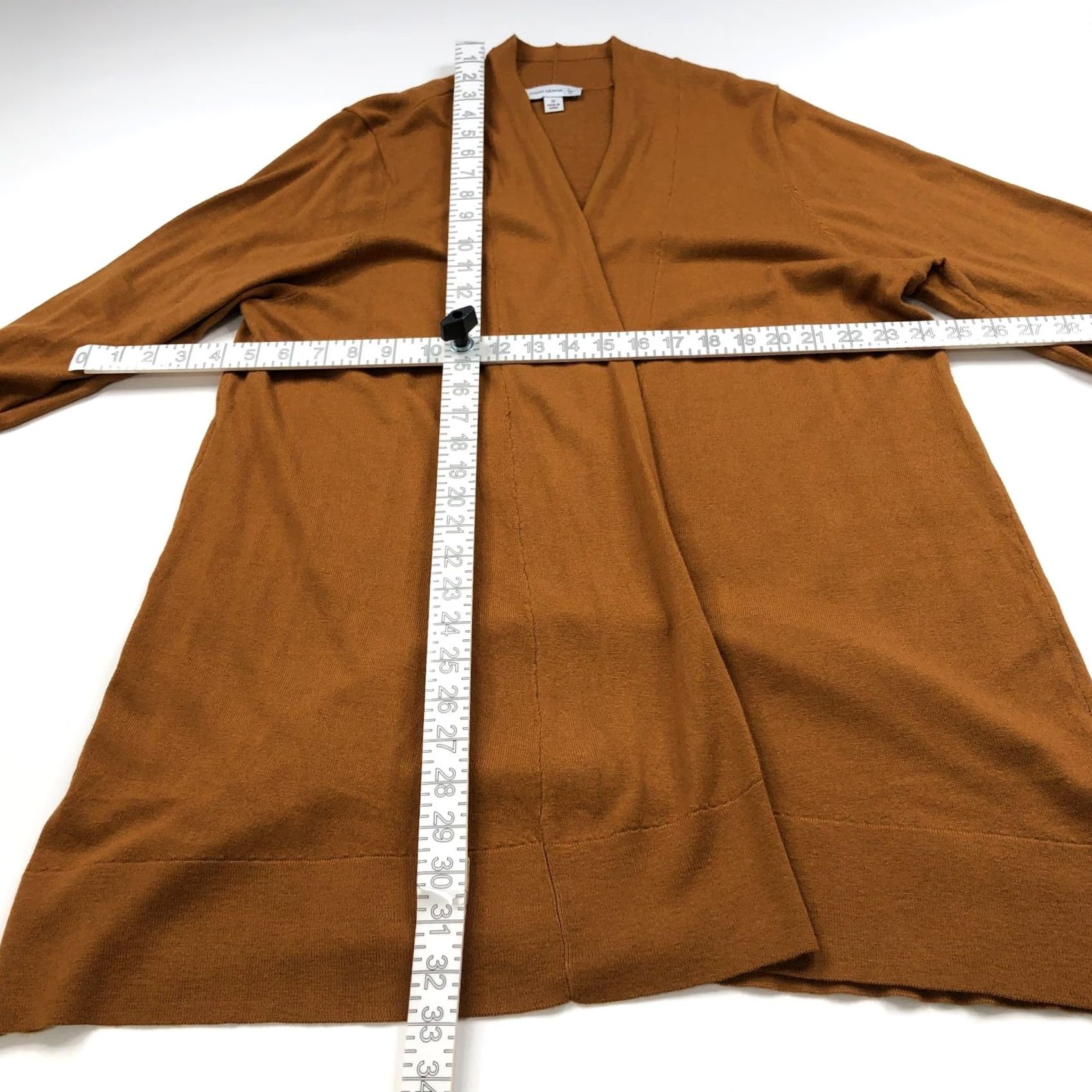 Vintage Susan Graver Cardigan Tank Top Sweater 2 Pc Set XL 1X Orange Brown Womens Knit Pullover Jacket Size XL / US 12-14 / IT 48-50 - 5 Thumbnail