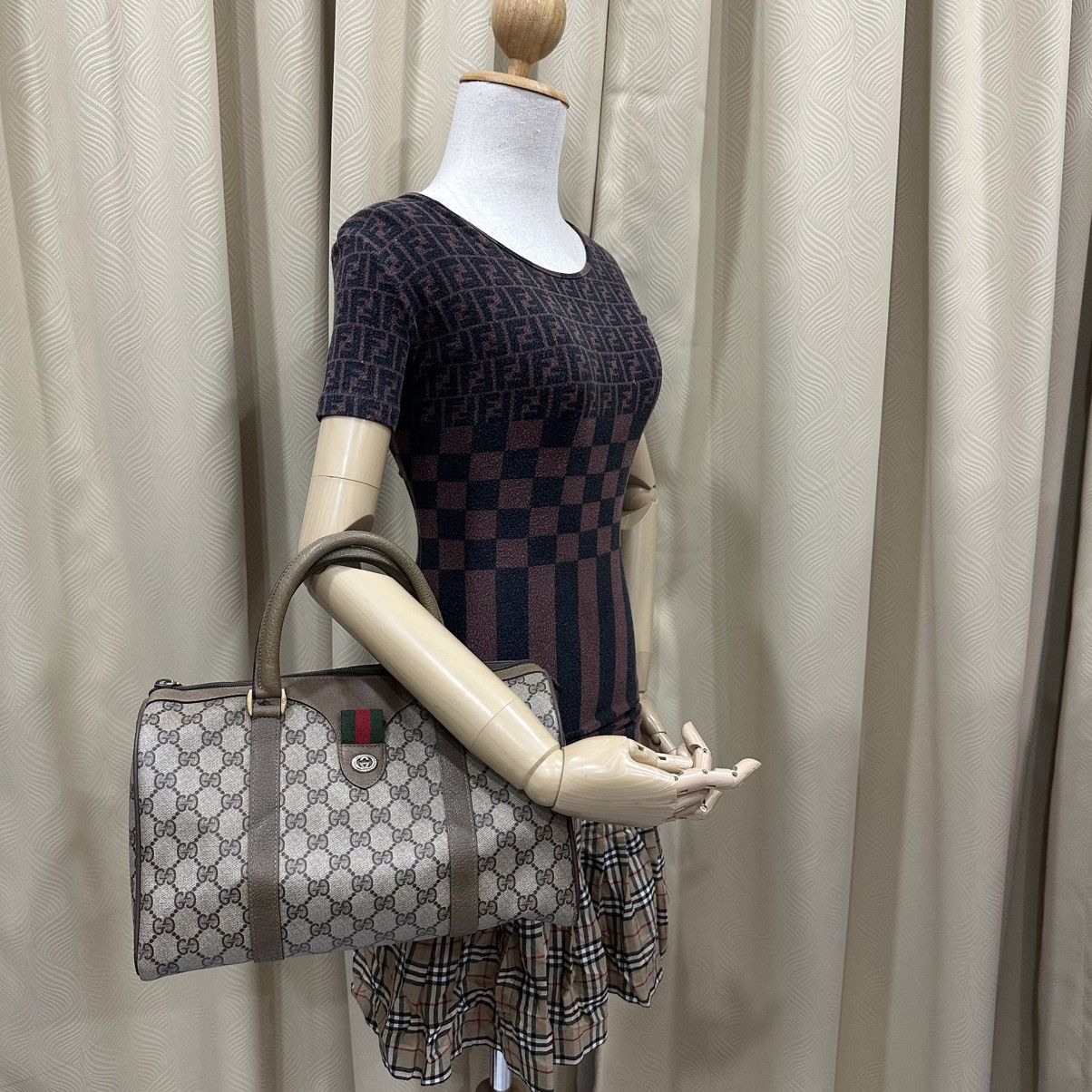 Gucci ‼️LASTDROP‼️ GUCCI VINTAGE GG BOSTON MONOGRAM BAG Size ONE SIZE - 1 Thumbnail