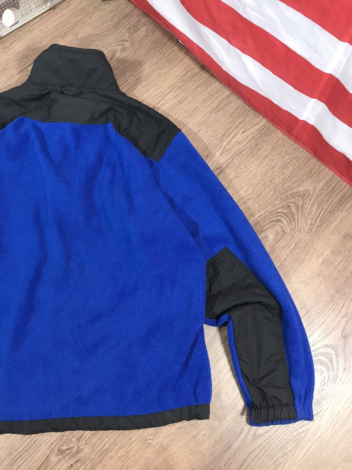 The North Face × Vintage Vintage The North Face 90s Retro Nylon Fleece Jacket Size US XL / EU 56 / 4 - 11 Thumbnail
