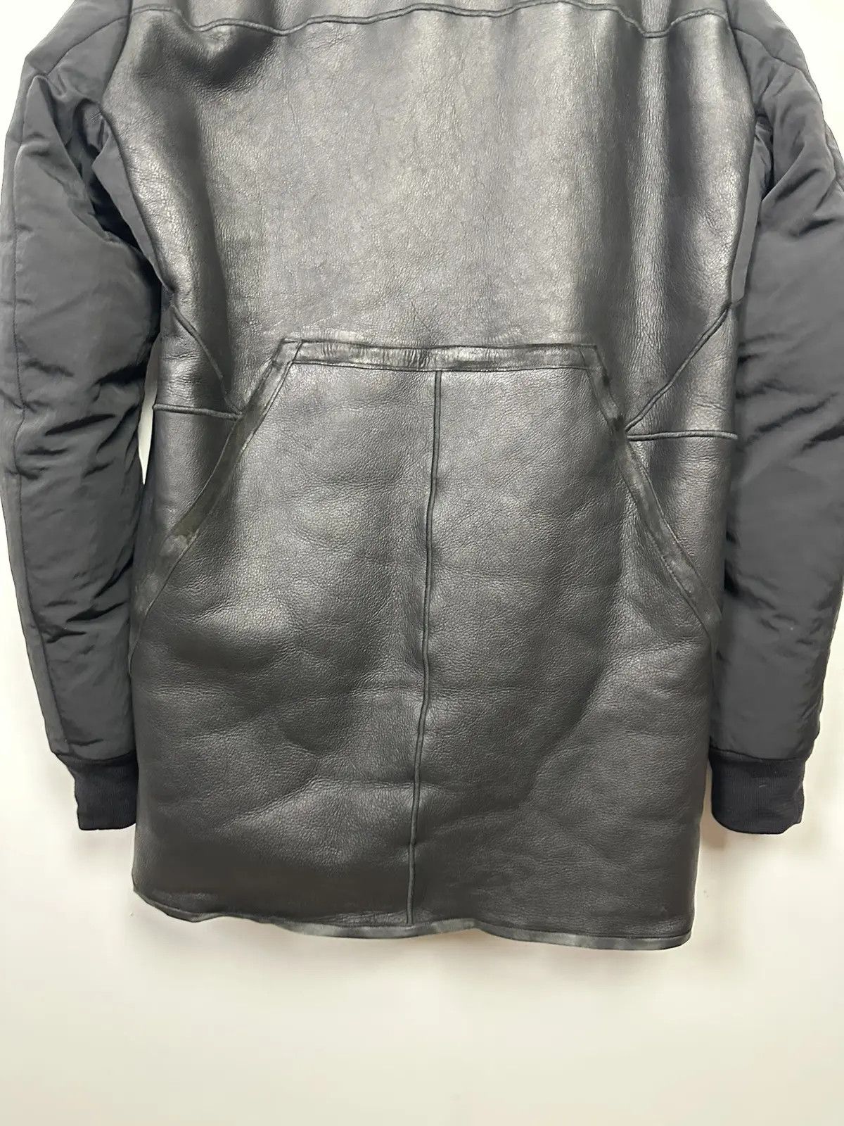 Rick Owens os11x0925 Shearling Showtek Leather Jacket in Black Size US L / EU 52-54 / 3 - 6 Thumbnail