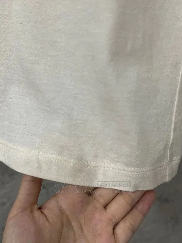 Miu Miu Miu Miu Summer Cream Cotton T-shirt . Size M / US 6-8 / IT 42-44 - 6 Thumbnail