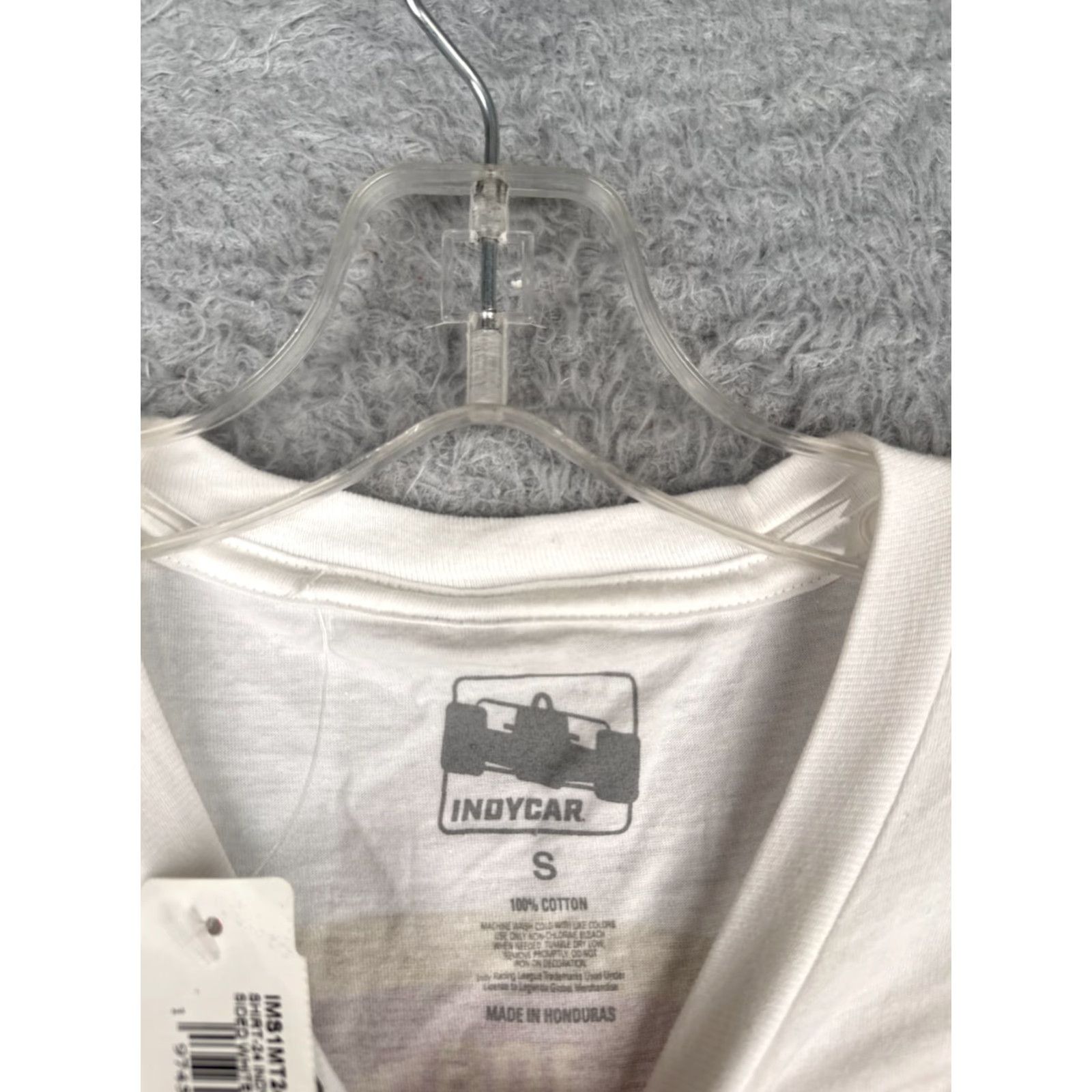 Vintage Indy 500 Shirt Adult Small White Short Sleeve Crew Neck IMS Indycar NEW Size US S / EU 44-46 / 1 - 7 Thumbnail