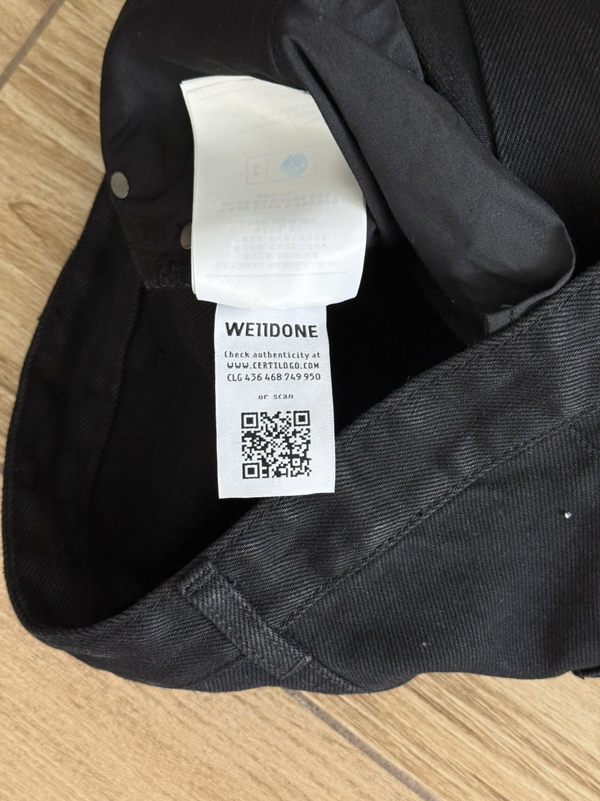 WE11DONE We11done wrinkled low-rise work denim pants Size US 33 - 8 Thumbnail