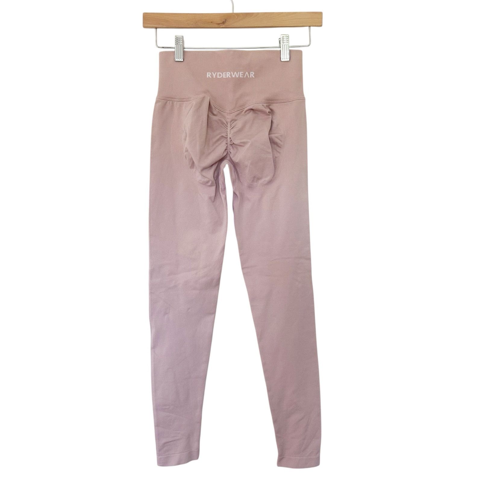 Other Ryderwear Tan Scrunch Butt Leggings Sz S Size 27" / US 4 / IT 40 - 6 Thumbnail