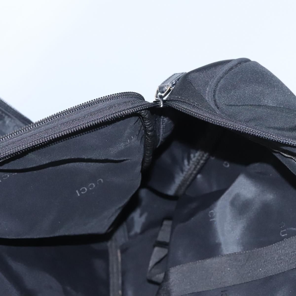 Gucci GUCCI Boston Bag Nylon Black Silver 012 0393 12 012 0393 12 Size ONE SIZE - 25 Thumbnail
