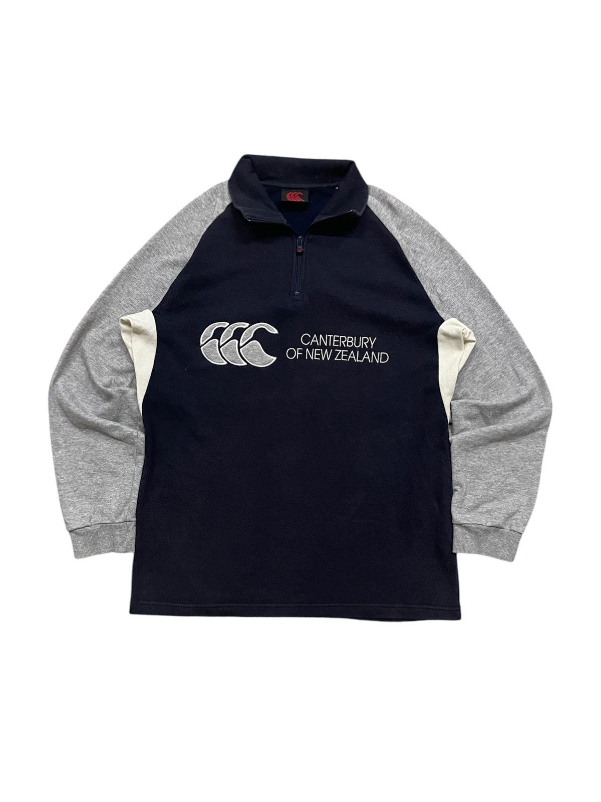 Canterbury of New Zealand CANTERBURY OF NEW ZEALAND EMBROIDERED HALF ZIPPER SWEATER Size US L / EU 52-54 / 3 - 1 Thumbnail