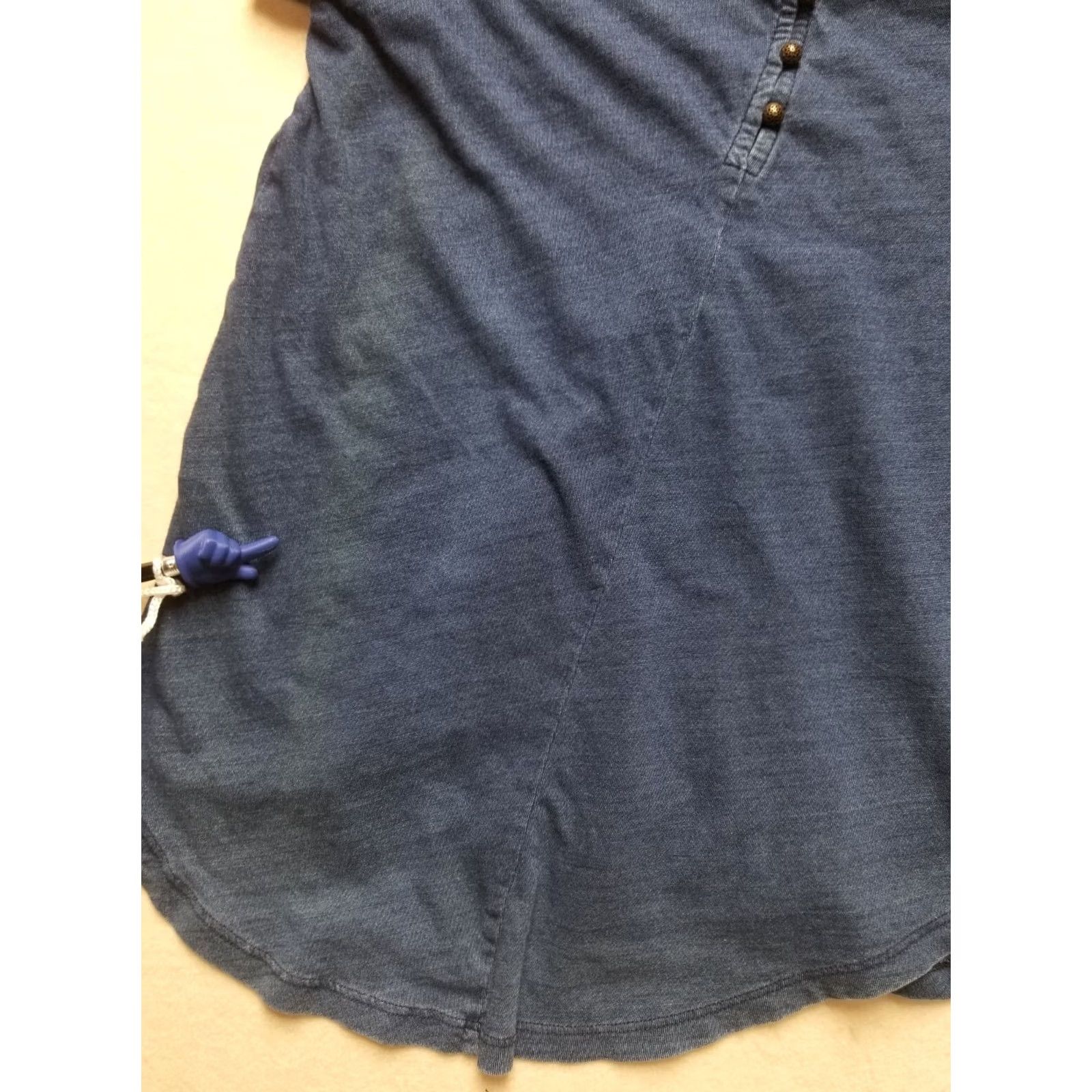 Lucky Brand Lucky Brand Tank Top XS Open Shoulder Embroidered Paisley Blue Boho Women Sleeveless Casual Party/Cocktail Travel Size XS / US 0-2 / IT 36-38 - 7 Thumbnail