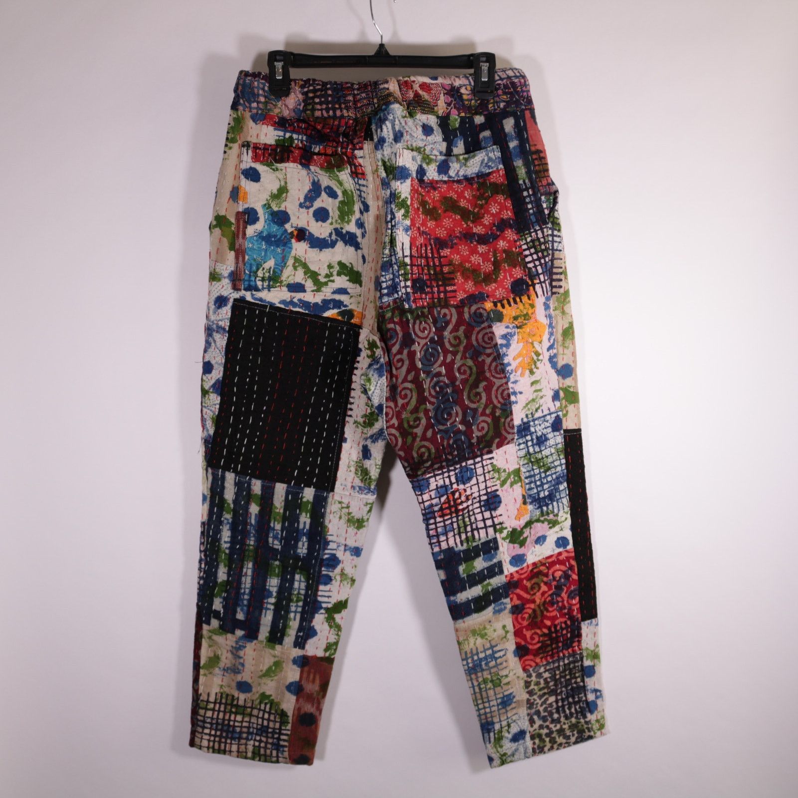 BTFL BTFL Patchwork Quilted Mixed Media Stitched Pants Small Size US 32 / EU 48 - 5 Thumbnail