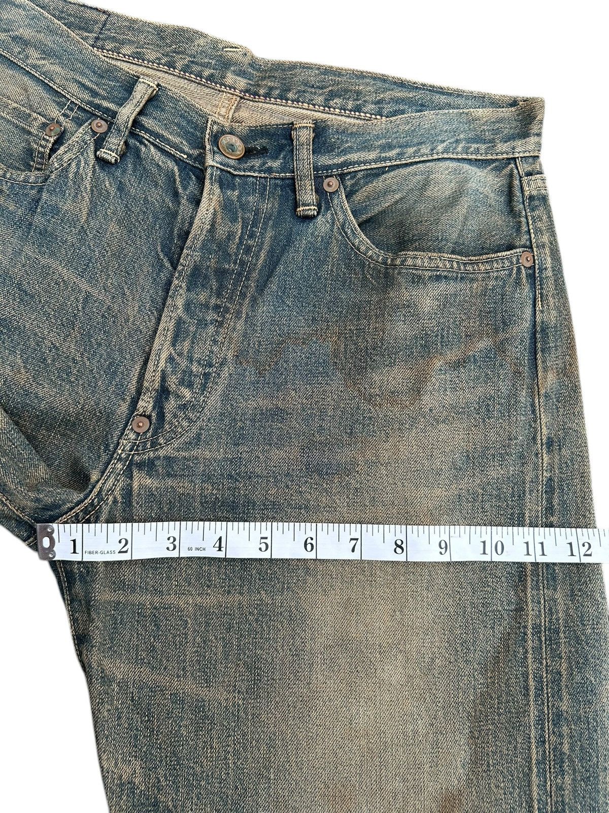 Kapital Vintage The Blue of an Selvedge Distressed Rusty Denim Jeans Size US 32 / EU 48 - 17 Thumbnail