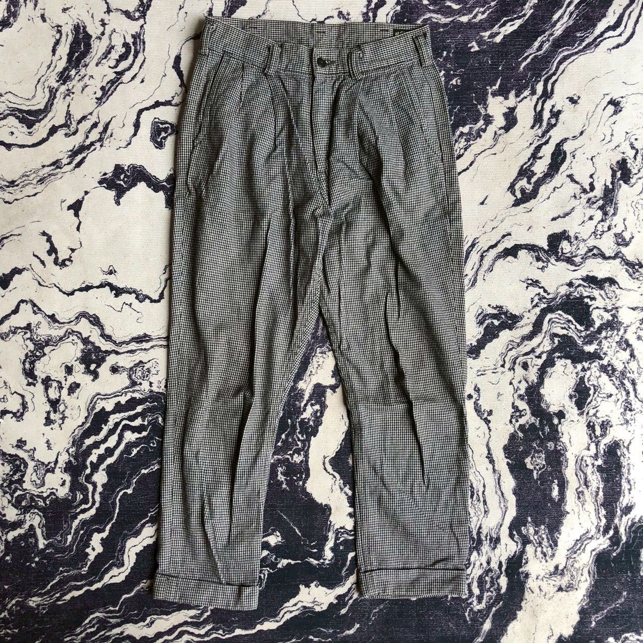 Orslow orSlow Houndstooth Wool Trousers Made in Japan Size US 28 / EU 44 - 1 Thumbnail