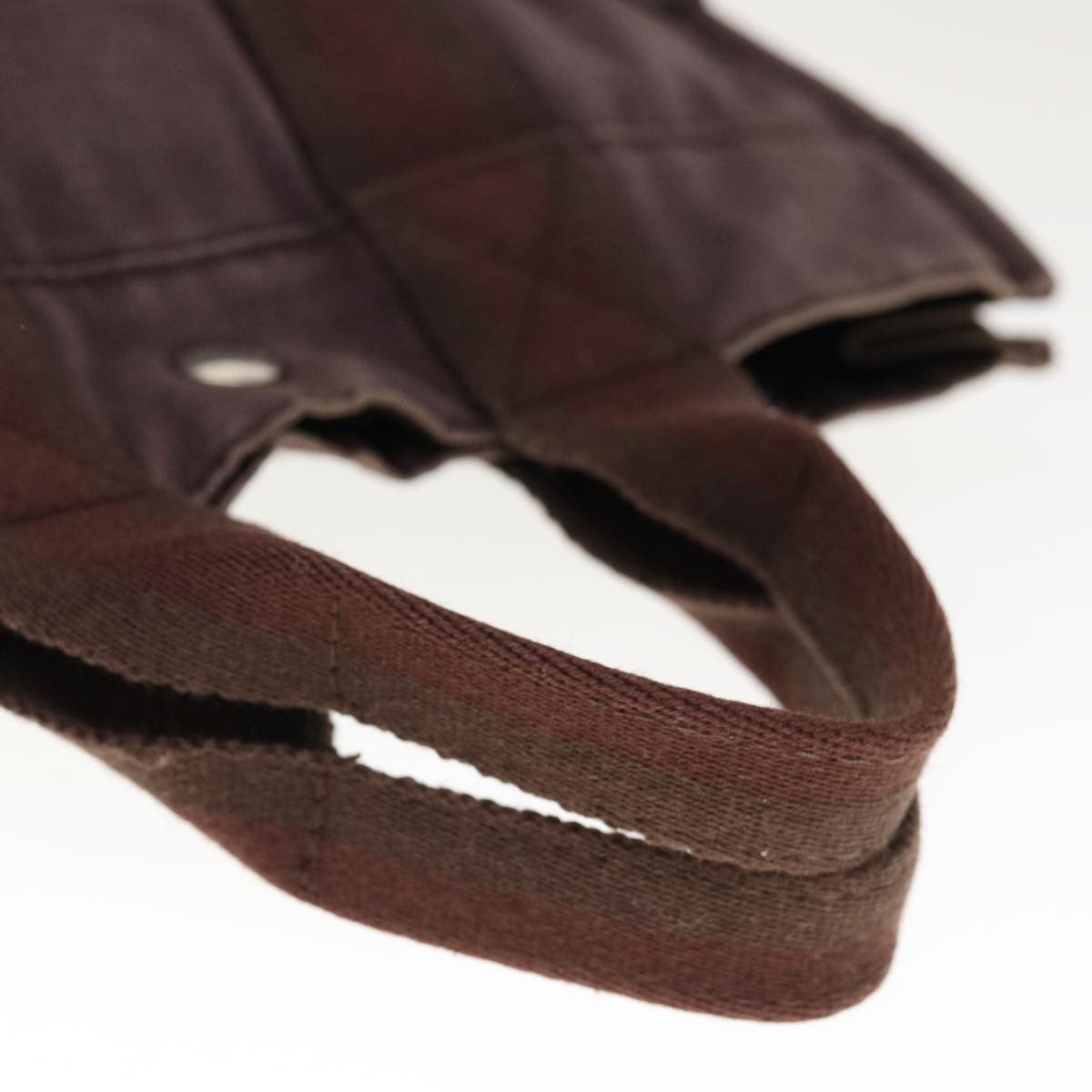 Hermes HERMES Fourre Tout PM Hand Bag Canvas Brown Size ONE SIZE - 7 Thumbnail