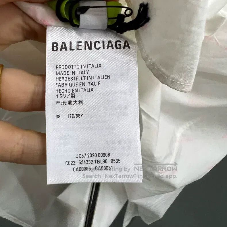 Balenciaga Balenciaga Fully Printed Bullet Screen Logo Short Sleeve S Size XS / US 0-2 / IT 36-38 - 4 Thumbnail