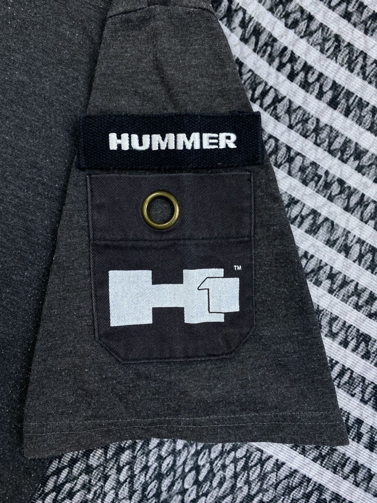 Other Vintage Hummer Motorsport Back Hit Embroidered T-Shirt Size US XL / EU 56 / 4 - 7 Thumbnail
