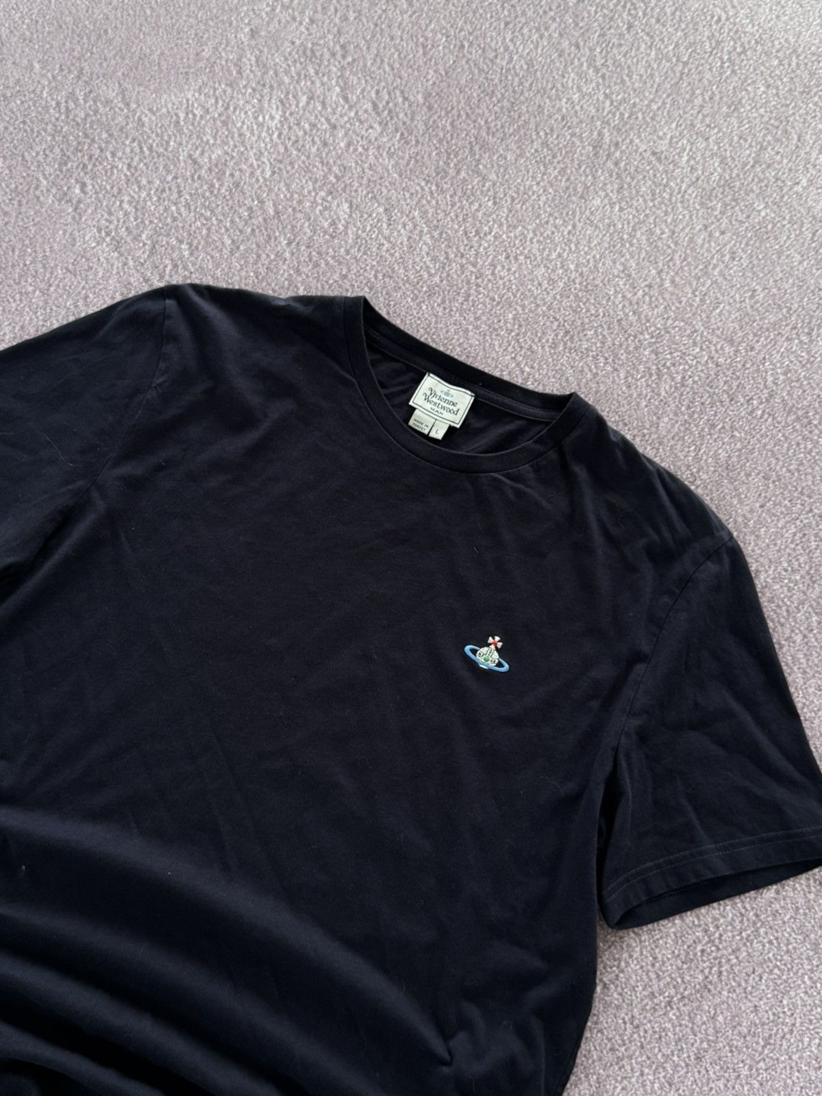 Vivienne Westwood Vivienne Westwood Fabulos Small Logo Classic T-Shirt Size US L / EU 52-54 / 3 - 6 Thumbnail