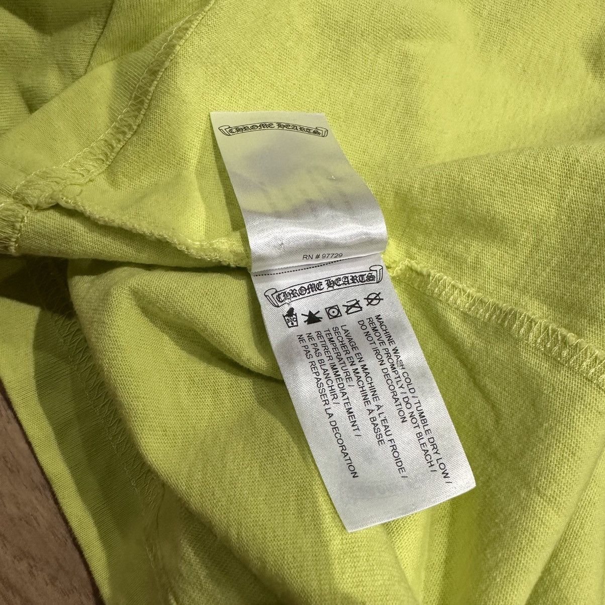 Chrome Hearts Chrome Hearts Matty Boy Yellow Tshirt Size US L / EU 52-54 / 3 - 5 Thumbnail
