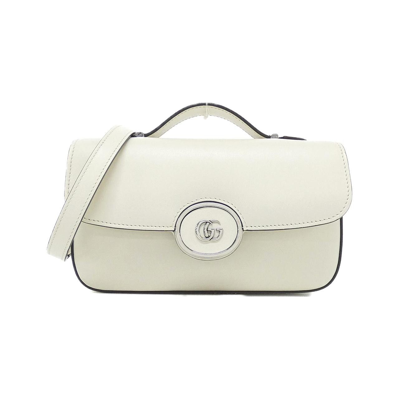 Gucci Gucci Gucci PETITE GG Leather Shoulder Bag Leather Shoulder Bag 739722AACAW DUTY FREE for USA Size ONE SIZE - 1 Thumbnail