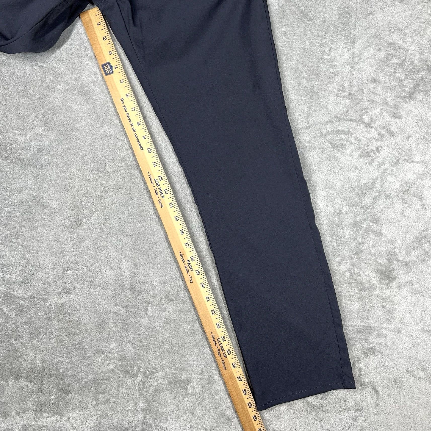 Perry Ellis Perry Ellis Portfolio Gray Slim Fit Formal Office Dress Pants Slacks Men's 32x30 Black Plaid Slim Leg Flat Front Zip Button Size US 32 / EU 48 - 7 Thumbnail