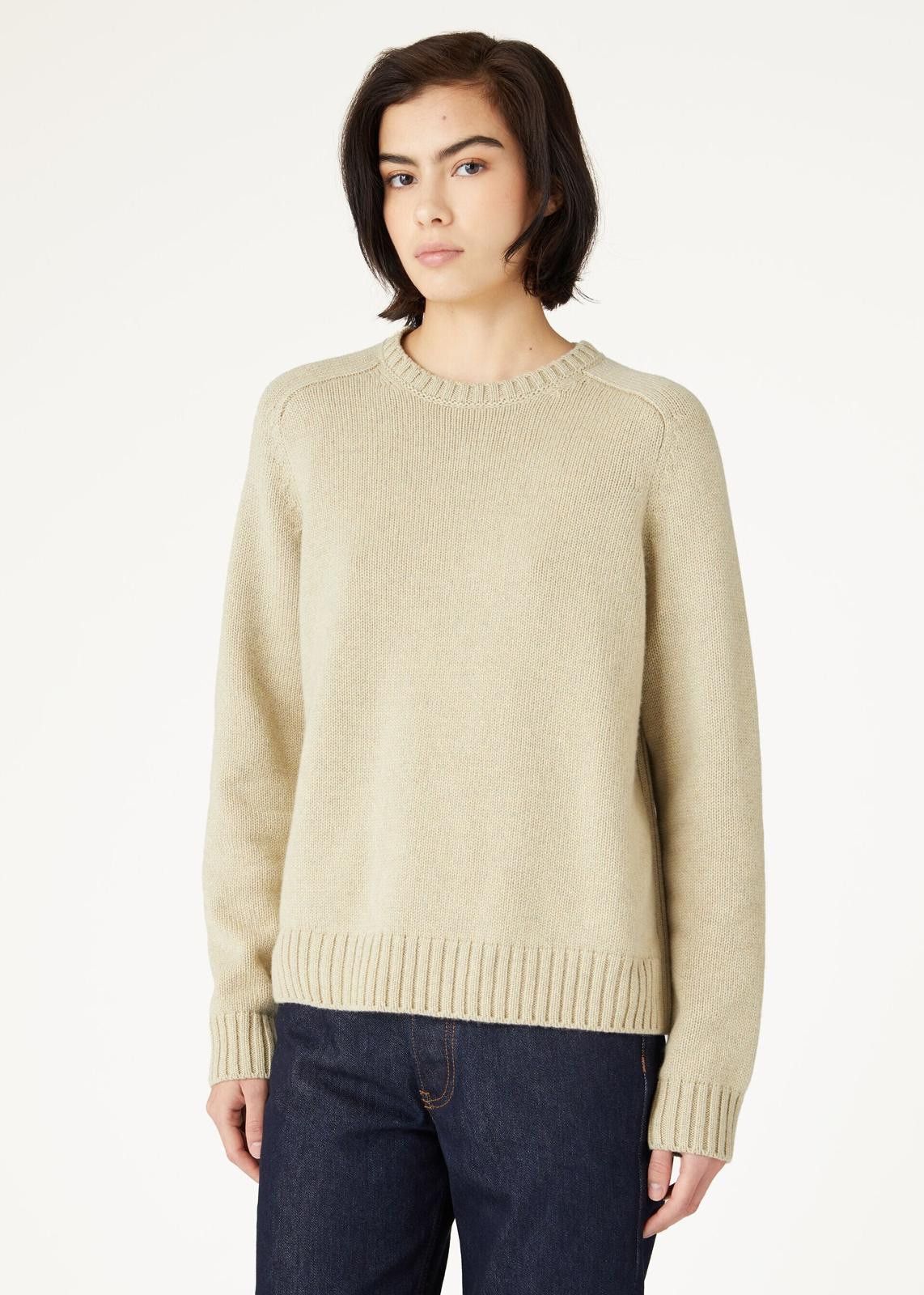 Loro Piana o1srvl11e0125 FAO1996 Parksville Crewneck Sweater in Cream Size XS / US 0-2 / IT 36-38 - 1 Thumbnail