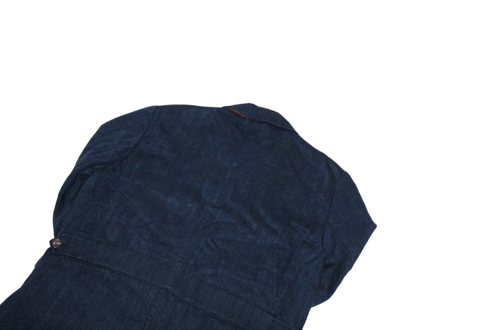 Other UK Beaver's Herringbone Indigo Cotton Linen Twill Field Jacket Size US M / EU 48-50 / 2 - 9 Thumbnail