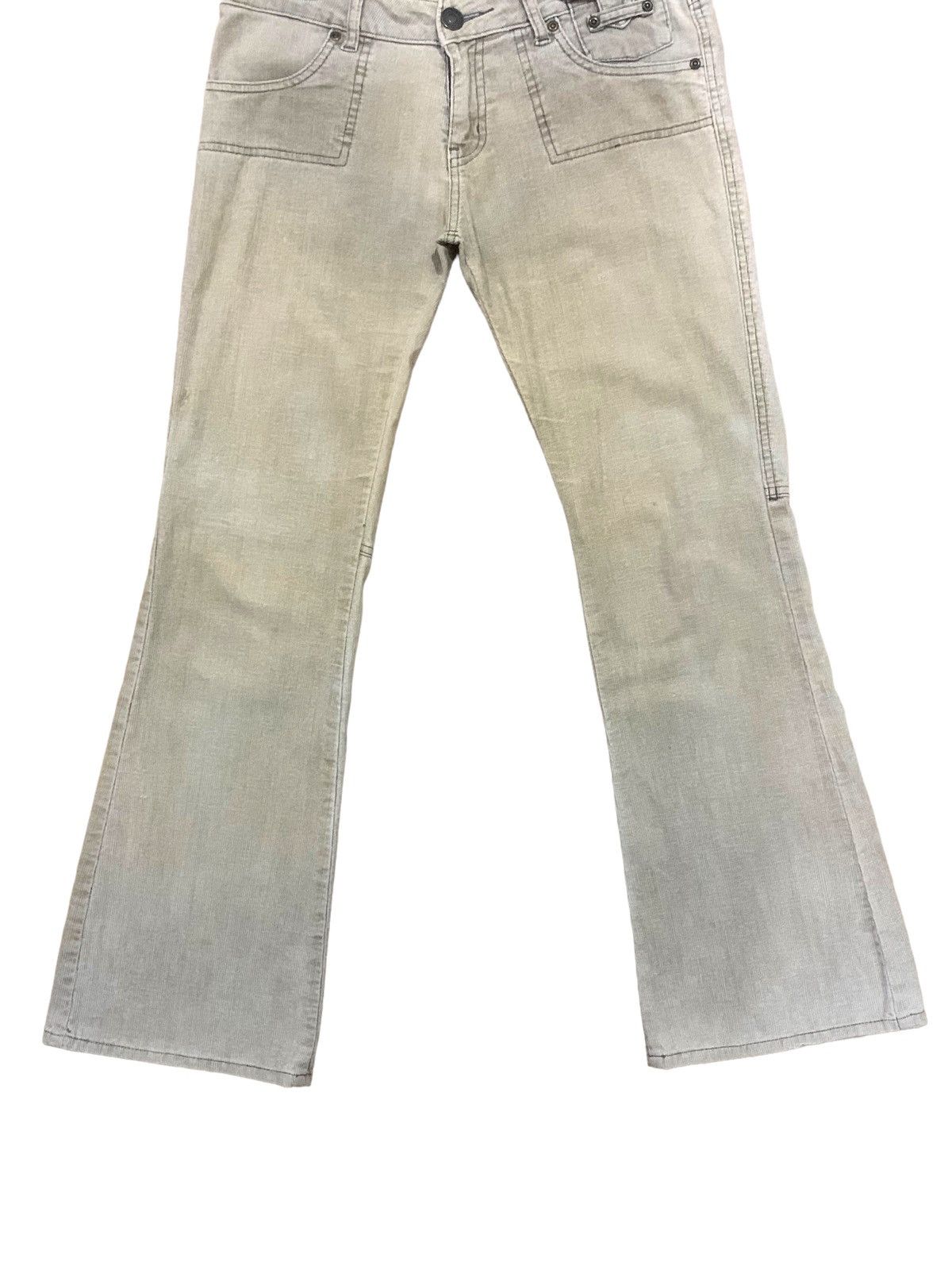 If Six Was Nine × Japanese Brand × Le Grande Bleu (L.G.B.) 🔥Flare🔥 Camel Road Corduroy Rare Pocket Bootcut Jeans Size US 32 / EU 48 - 5 Thumbnail