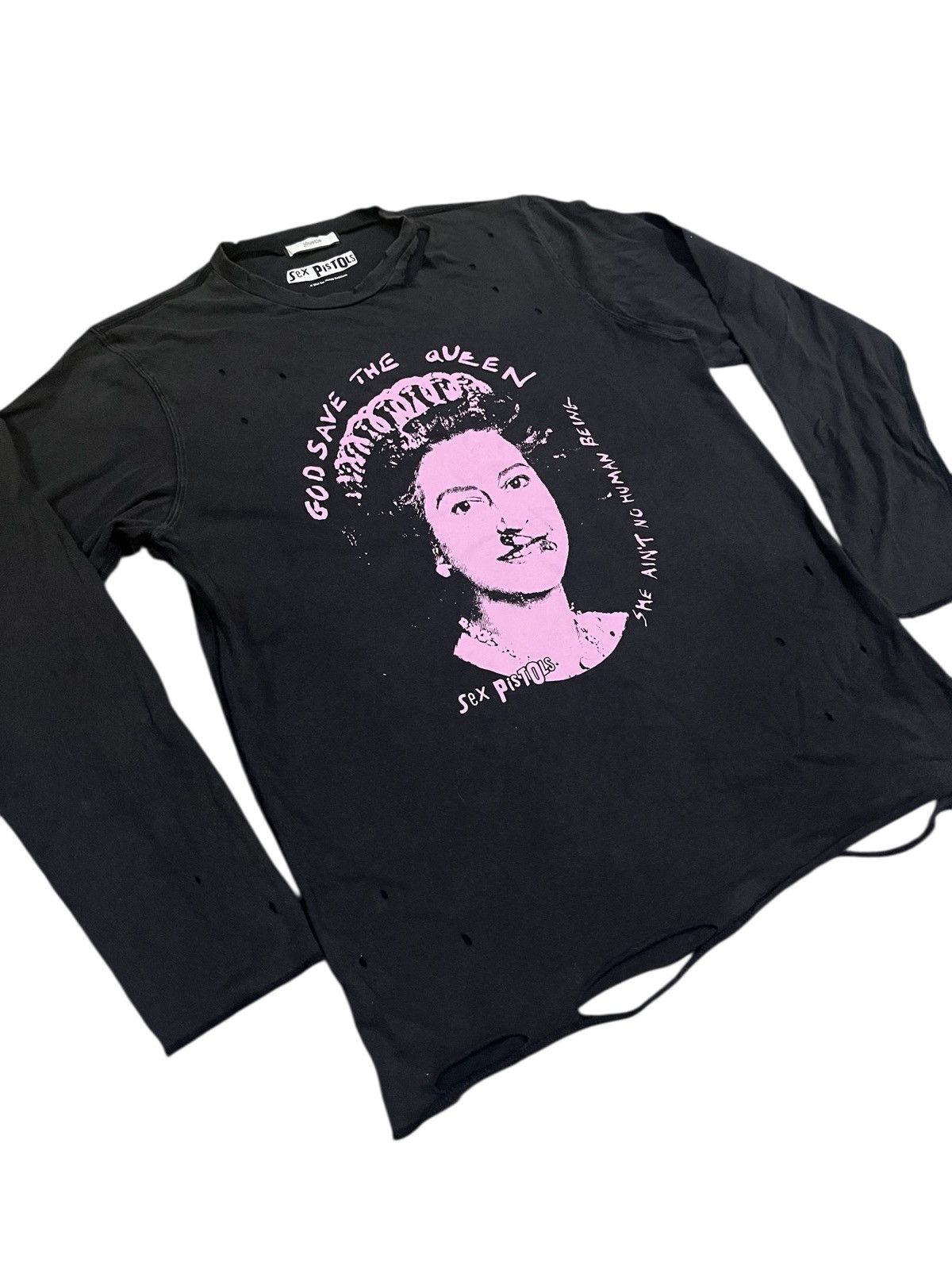 Vintage vintage sex pistol god save the queen tshirts long sleeve Size US M / EU 48-50 / 2 - 7 Thumbnail