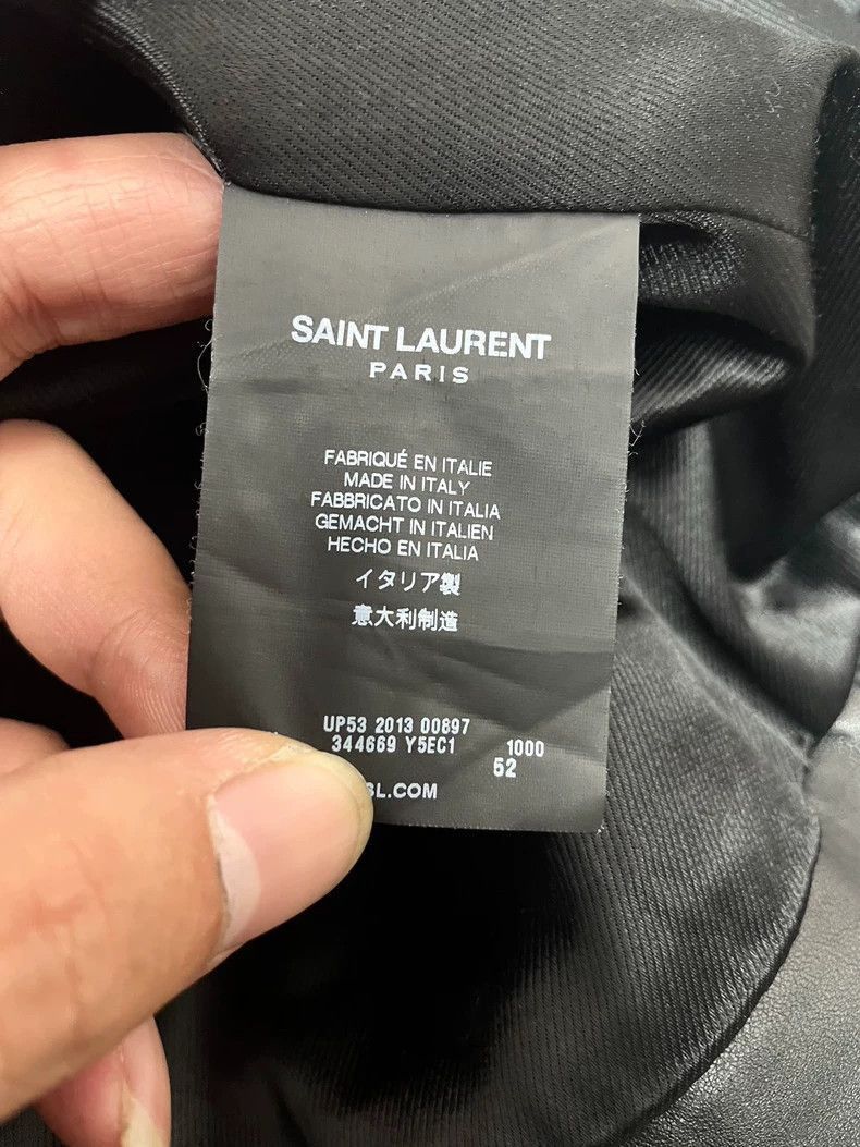 Saint Laurent Paris Saint Laurent Paris Sheepskin rivet leather jacket-2505 Size US L / EU 52-54 / 3 - 7 Thumbnail