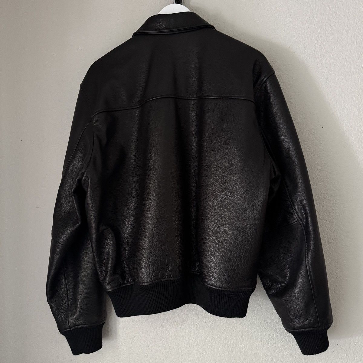 Stussy Stussy Leather Flight Jacket Size L Size US L / EU 52-54 / 3 - 2 Thumbnail
