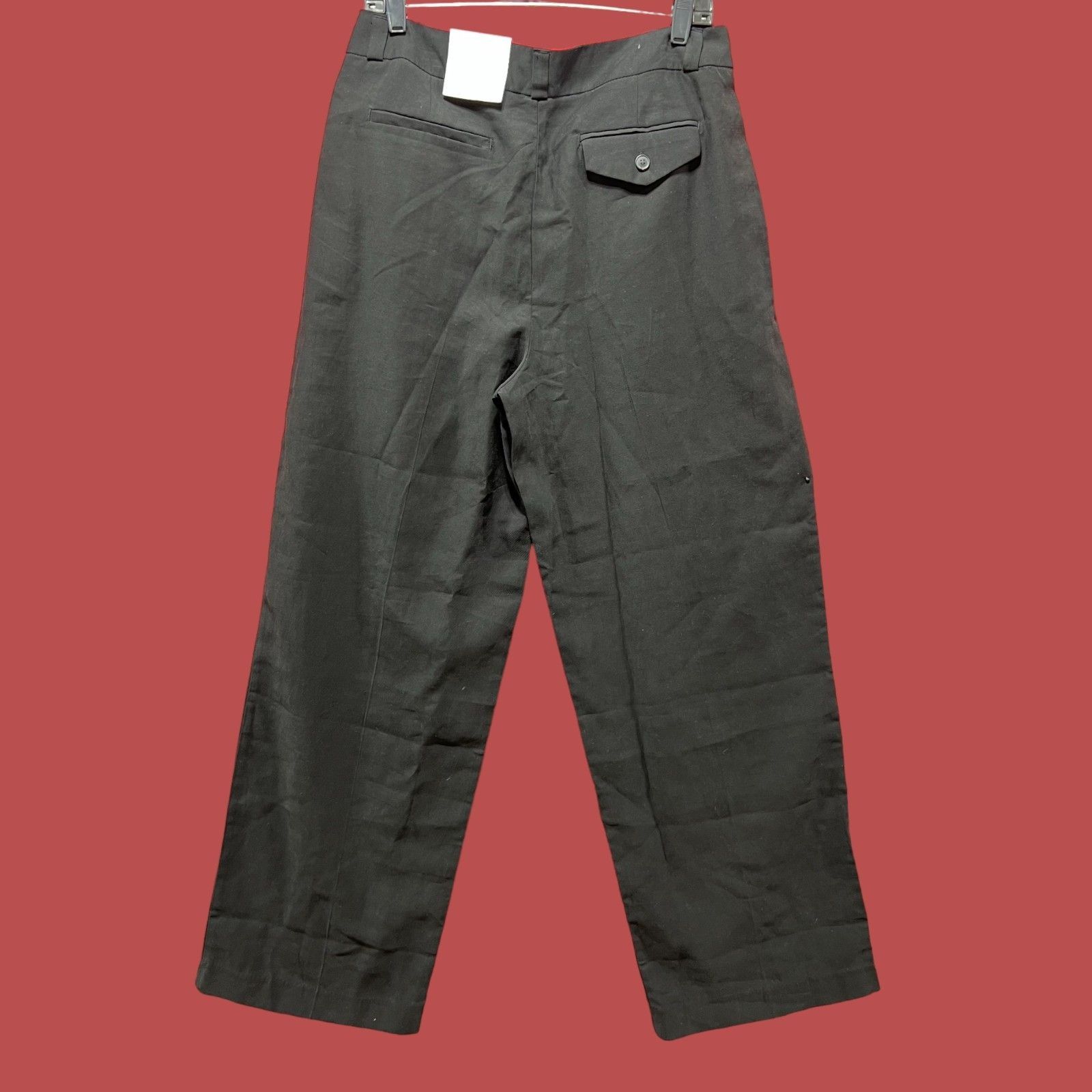 Other A New Day - Women's High Rise Pants Relaxed Hip & Thing - Bl Size 32" / US 10 / IT 46 - 2 Thumbnail
