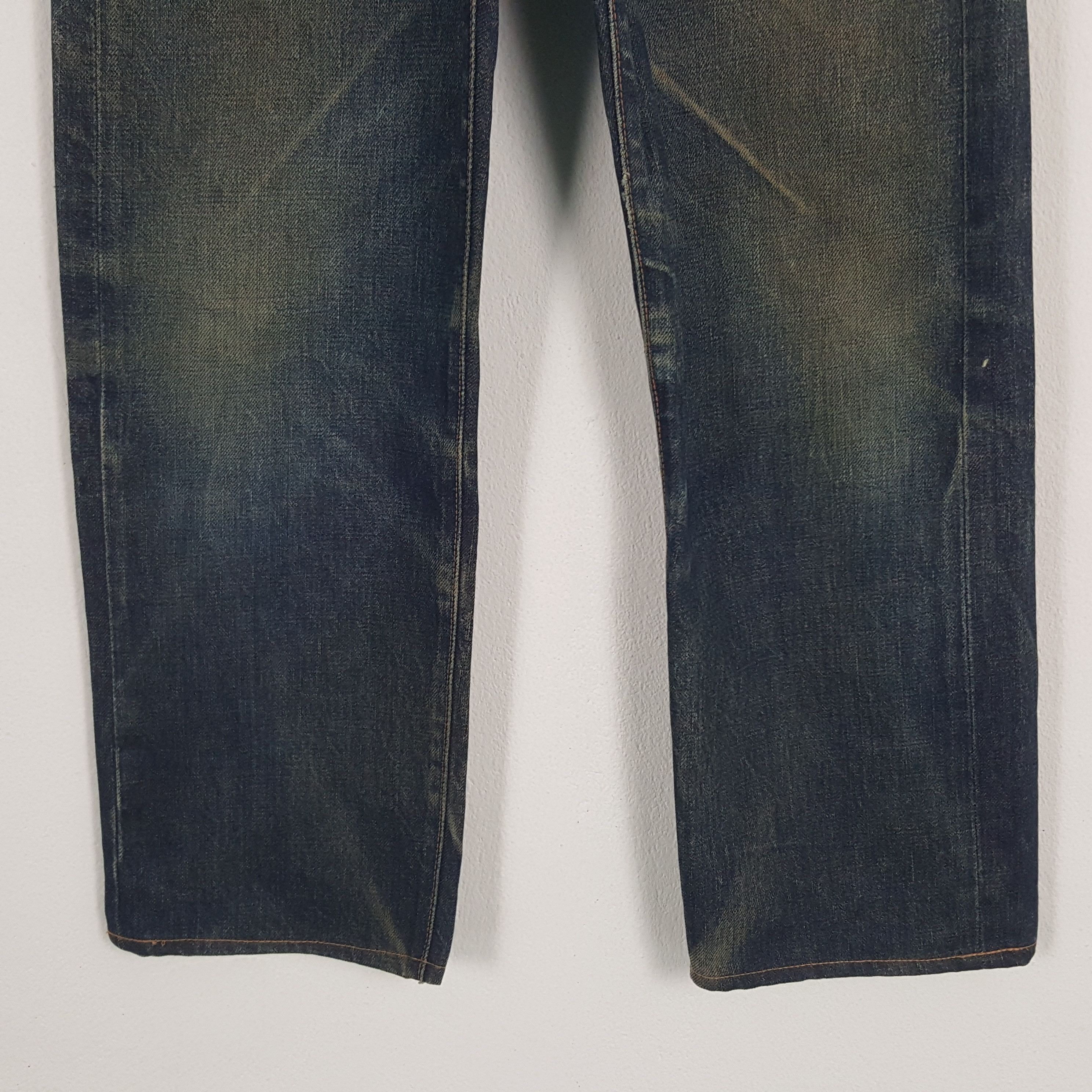 Japanese Brand × Vintage Vintage Evisu Selvedge Japanese Daicock Custom Denim Jeans Size US 27 - 6 Thumbnail