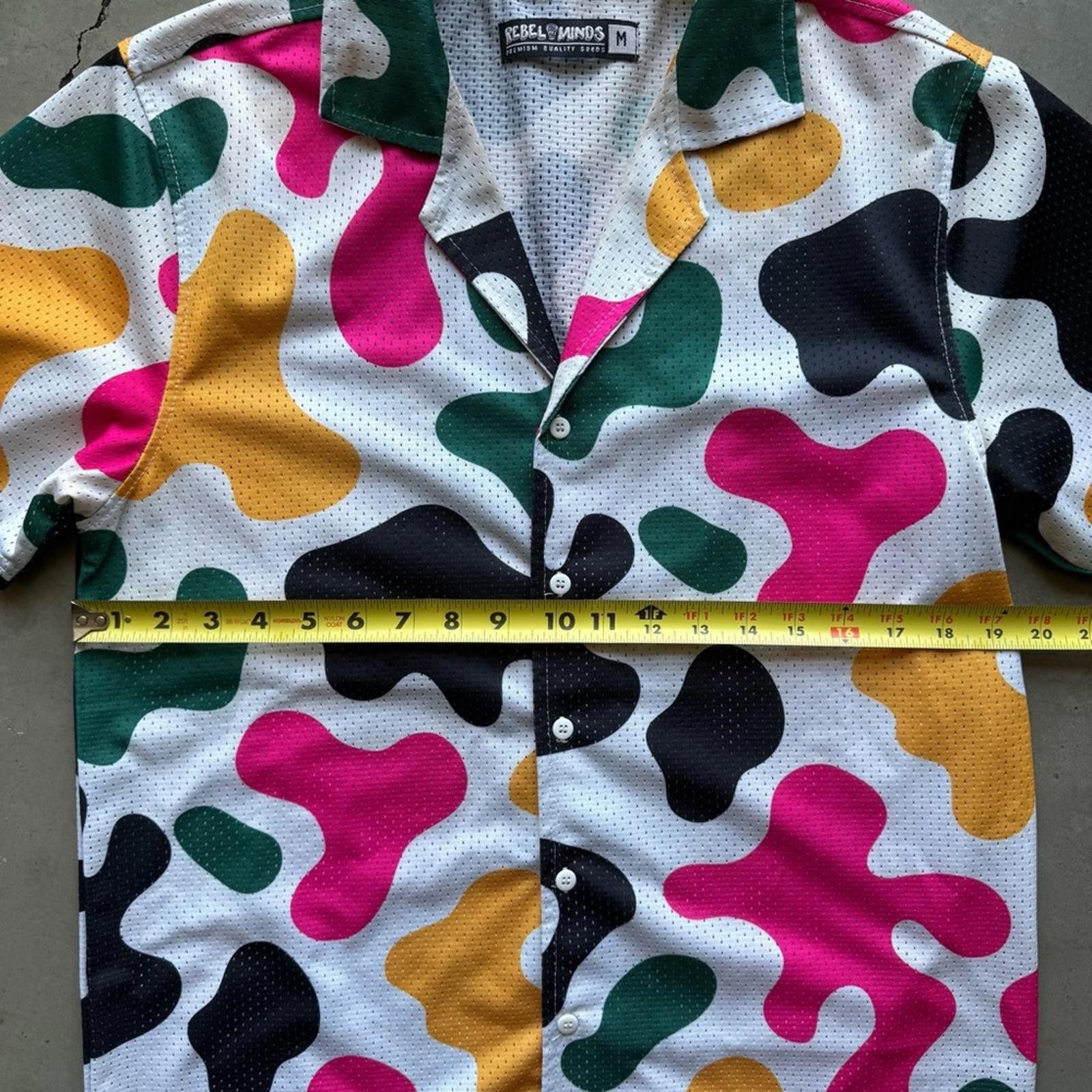 Other Rebel Minds / Printed Shirt Shorts Set / ivory multi Size US M / EU 48-50 / 2 - 4 Thumbnail