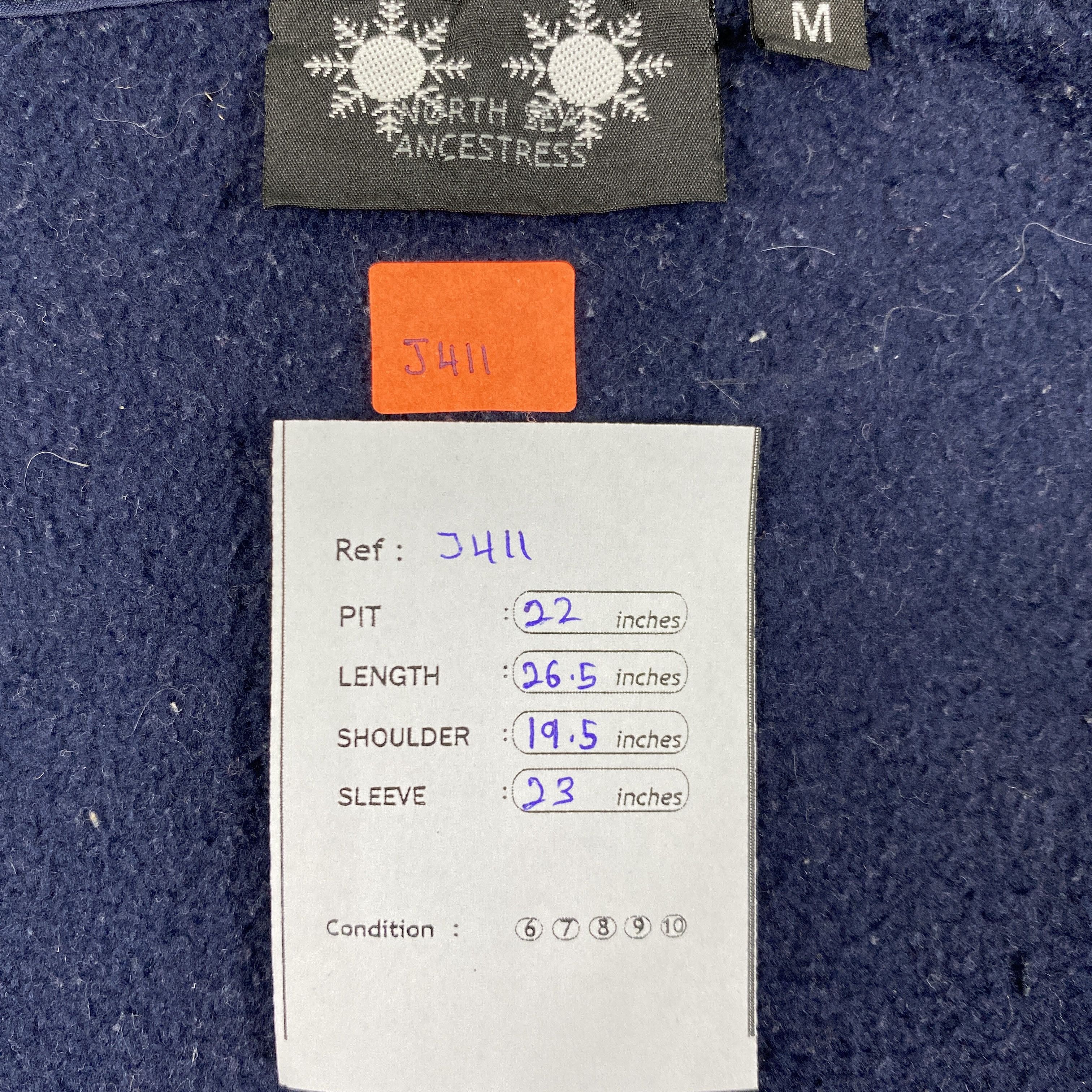 Japanese Brand Vintage North Sea Native Sweater Medium Fleece Jacket- J411 Size US M / EU 48-50 / 2 - 5 Thumbnail