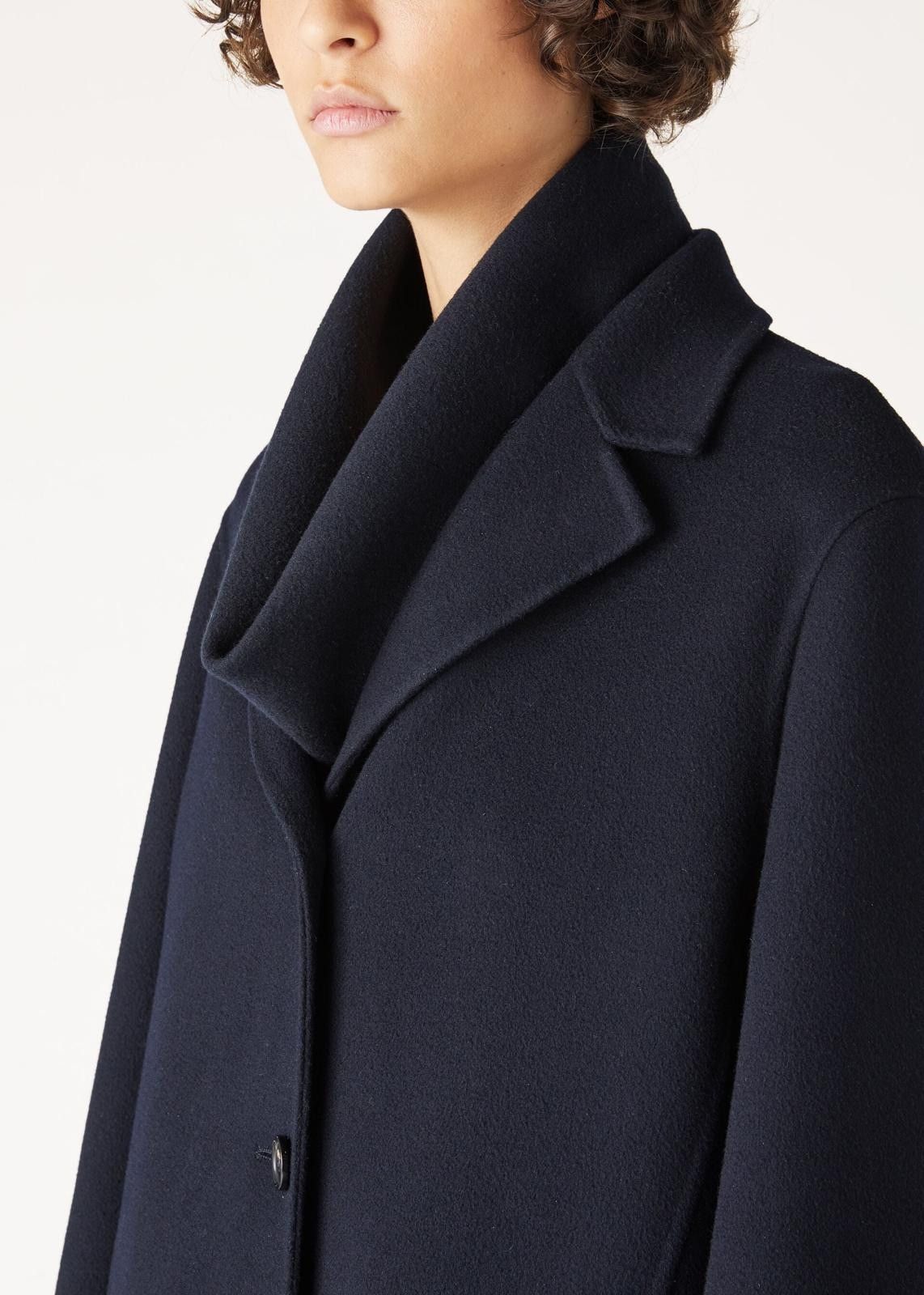 Loro Piana o1srvl11e0725 FAO3274 Baby Cashmere Coat in Navy Blue Size L / US 10 / IT 46 - 4 Thumbnail
