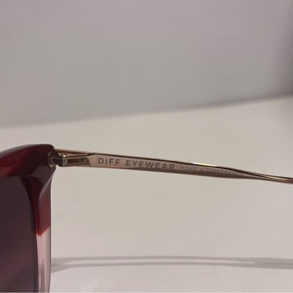 Other Diff Becky ll VC-BG30 red ombre gold metallic sunglasses bur Size ONE SIZE - 5 Thumbnail