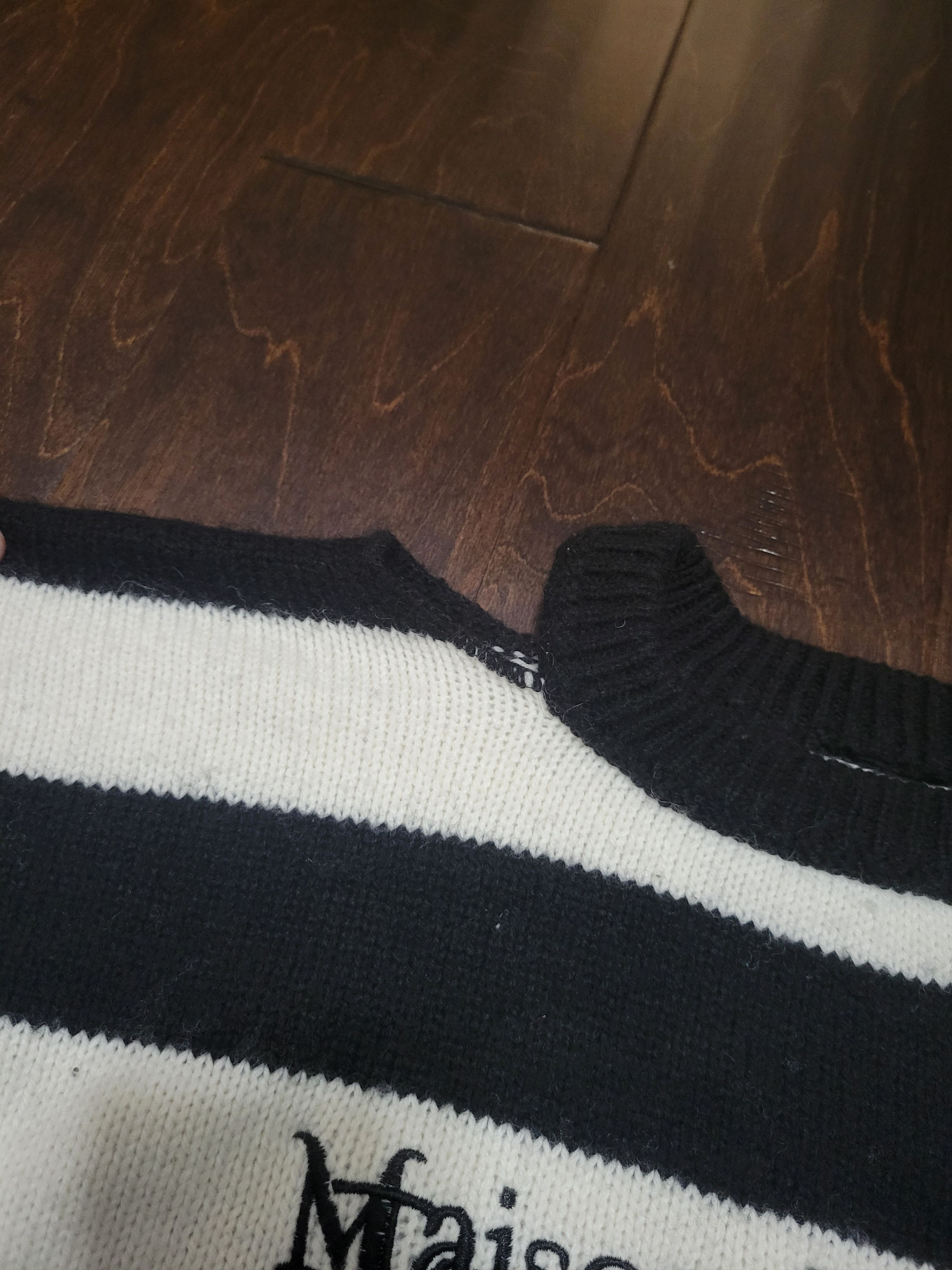 Maison Margiela x Tommy Cash Striped Knit Sweater