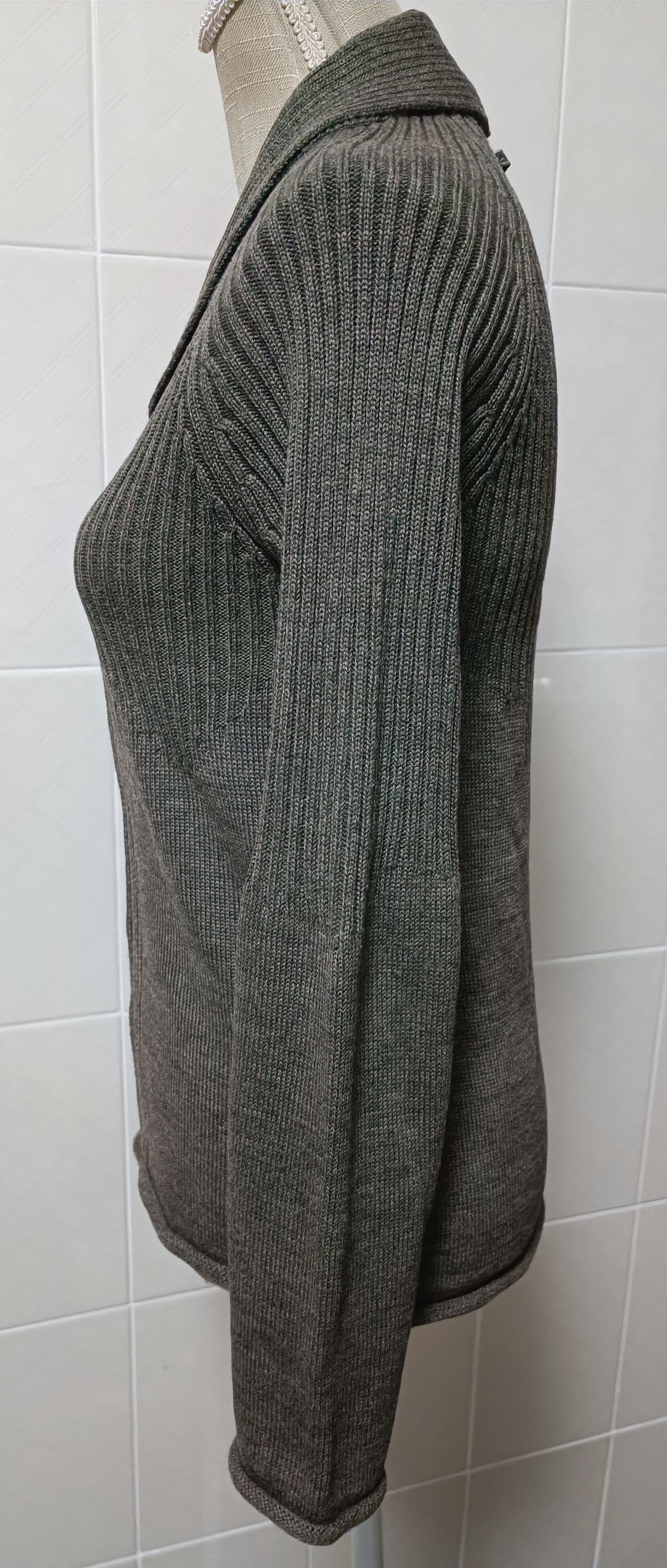 Jean Paul Gaultier 90's - Mink color wool cardigan Size S / US 4 / IT 40 - 15 Thumbnail