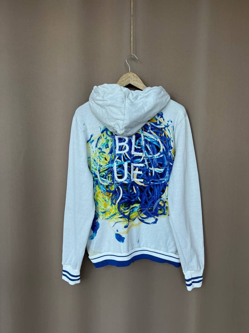 Etro Etro Blue Designer Hoodie Mens Size M/L Embroidered Full Zip Size US L / EU 52-54 / 3 - 7 Thumbnail