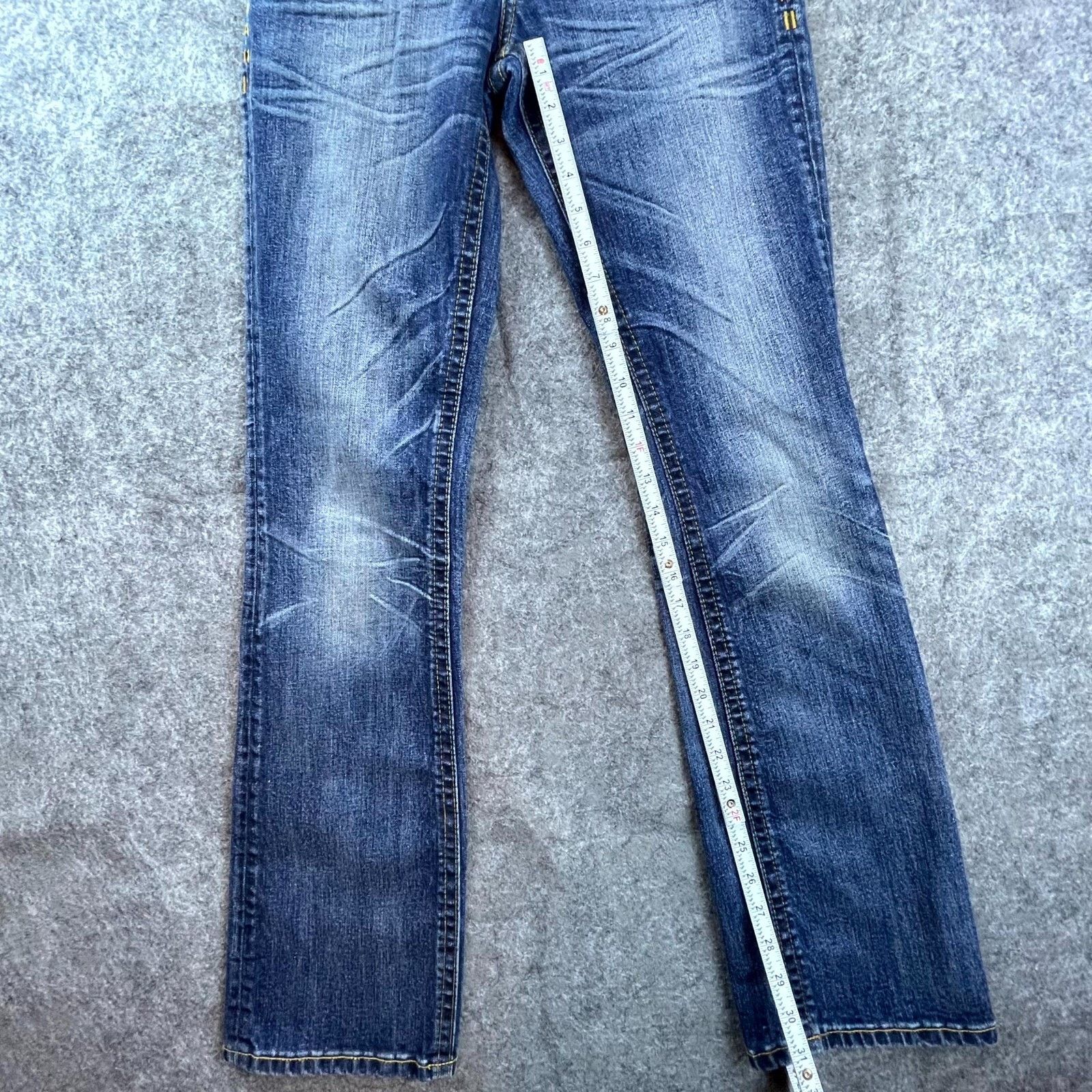 Mek Denim MEK DNM Jeans Womens 25 Wyatt Stretch Bootcut Flap Pocket Size 25" / US 0 / IT 36 - 8 Thumbnail