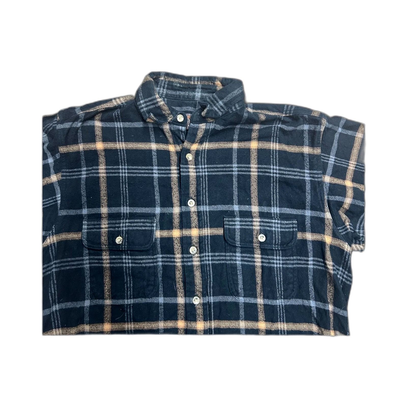 Moose Knuckles Moose Creek Heavyweight Flannel Shirt 100% Cotton Black Plai Size US L / EU 52-54 / 3 - 2 Thumbnail