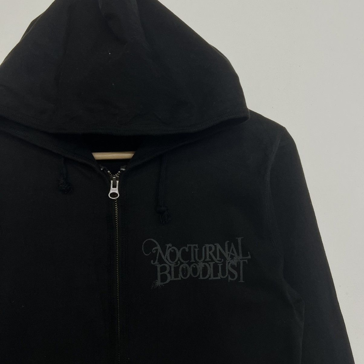 Band Tees NOCTURNAL BLOODLUST JAPANESE BRAND ZIPER HOODIE Size US M / EU 48-50 / 2 - 4 Thumbnail