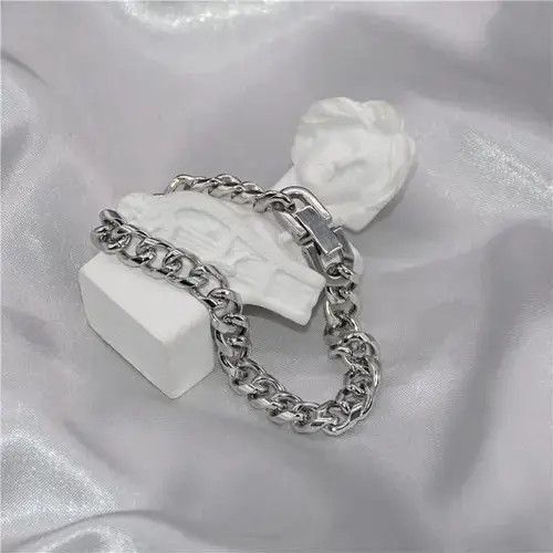 Jewelry Stainless Steel Snap Bracelet Size ONE SIZE - 3 Thumbnail