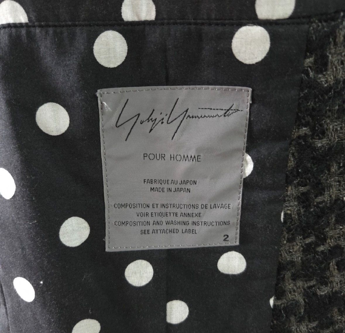 Yohji Yamamoto Yohji Yamamoto Pourhomme 2010AW Size 48L - 5 Thumbnail