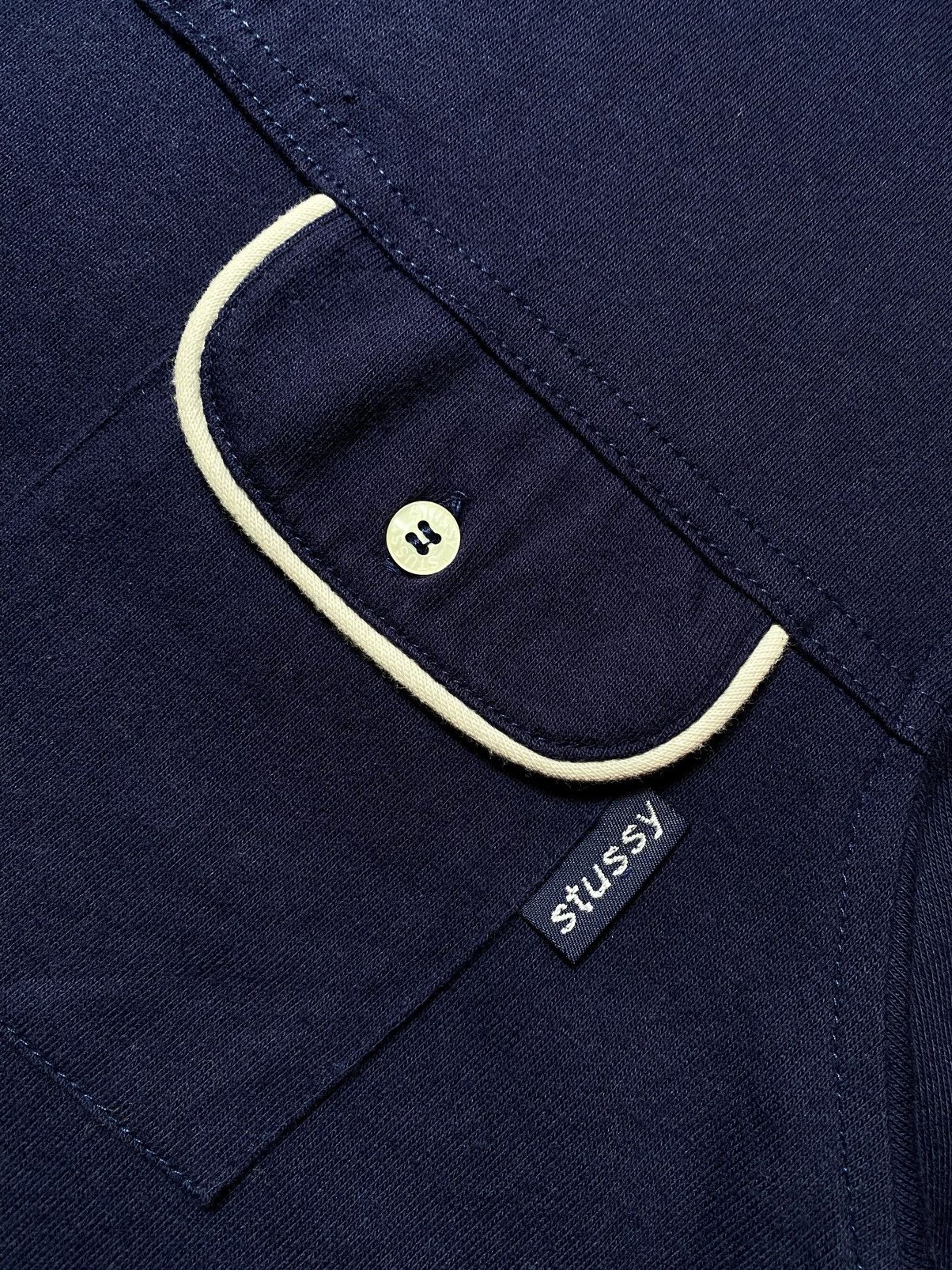 Stussy VTG 90s STUSSY POLO SHIRT Size US L / EU 52-54 / 3 - 4 Thumbnail