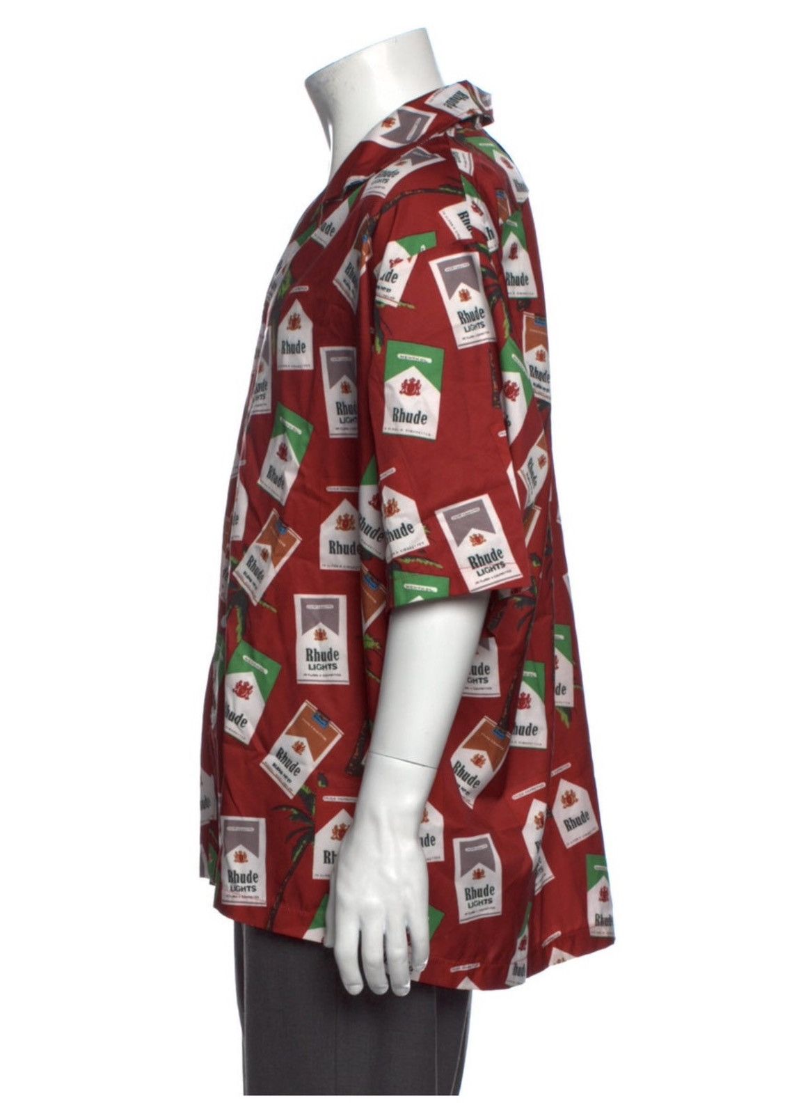 Rhude Printed three quarter sleeve shirt Size US L / EU 52-54 / 3 - 2 Thumbnail