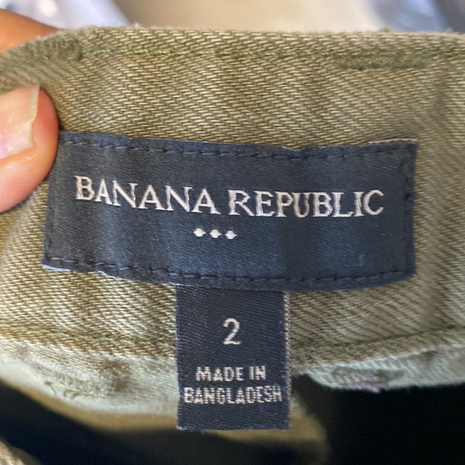 Banana Republic Banana Republic Cargo Ankle Pants green Pockets barrel chic Size 26" / US 2 / IT 38 - 8 Thumbnail