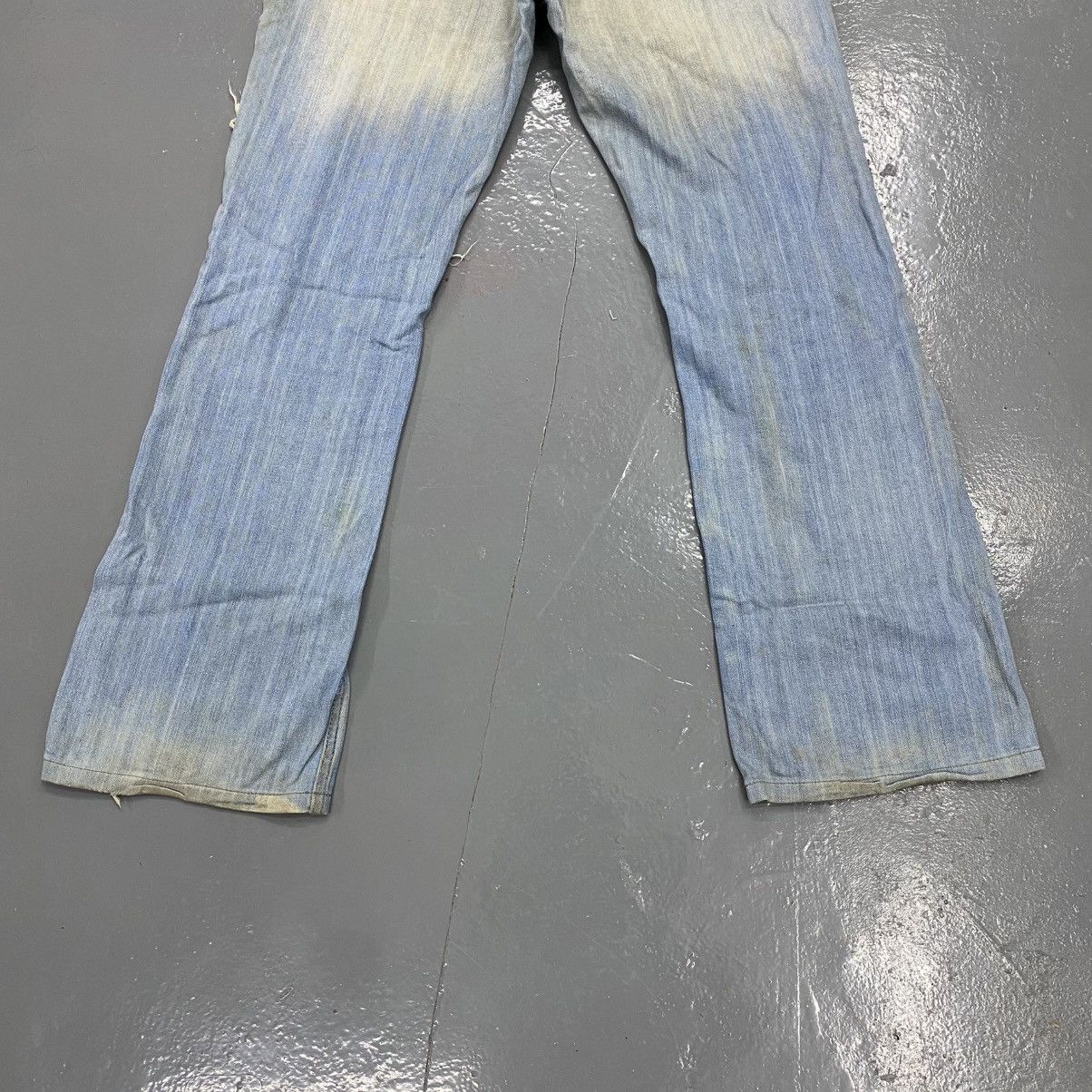 Dolce & Gabbana Vintage AW05 Dolce Gabbana Distressed Poem Flare Jeans Punk Size US 33 - 8 Thumbnail