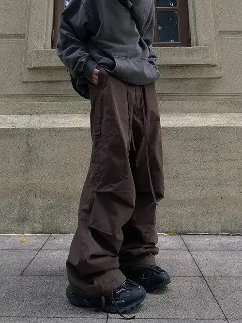 Japanese Brand Mashiko x Ayumi Solid Color Cargo Pant Size US 33 - 3 Thumbnail