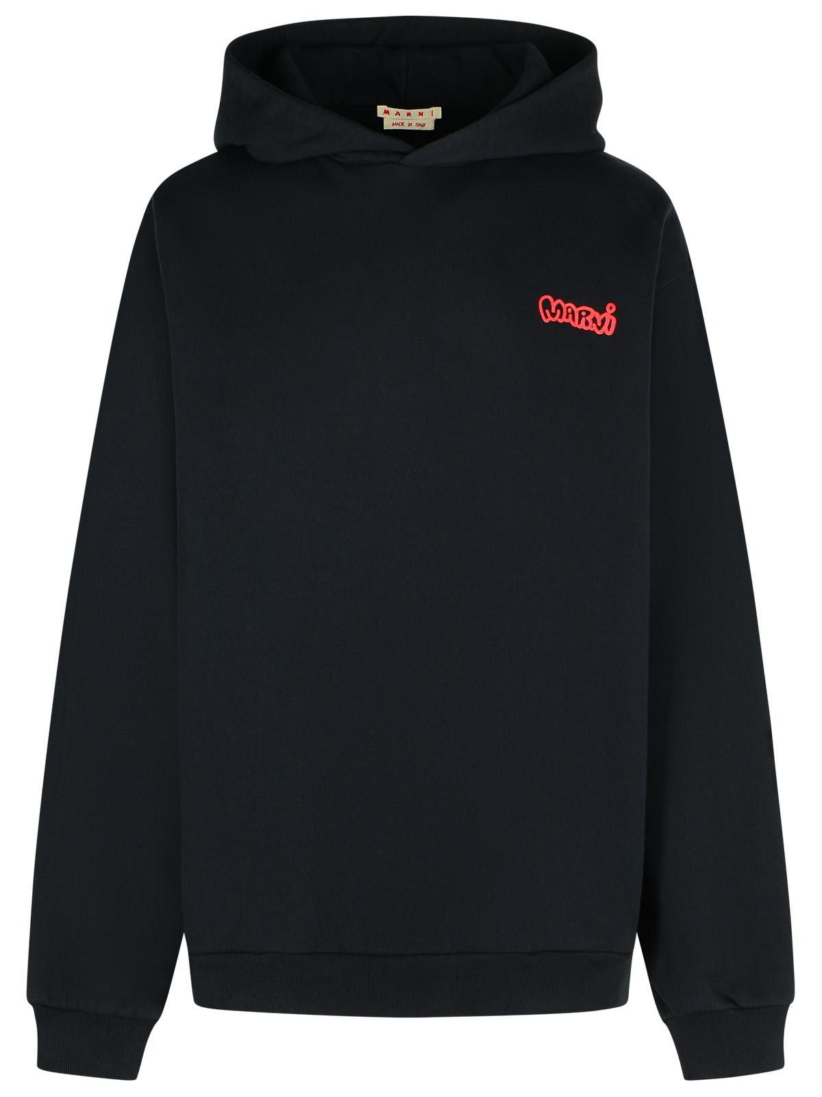 Marni MARNI Black Cotton Sweatshirt Size US L / EU 52-54 / 3 - 1 Thumbnail