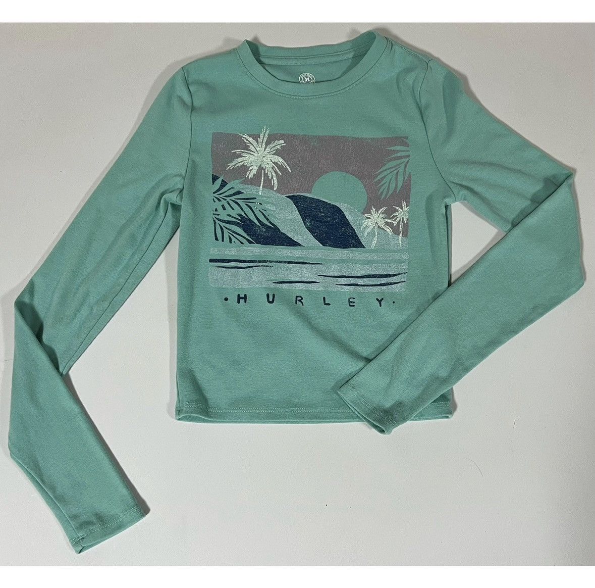 Hurley Hurley Aqua Green Beach Logo Graphic Shirt Top Tee Size S 🏄‍♂️✨ Size US S / EU 44-46 / 1 - 2 Thumbnail